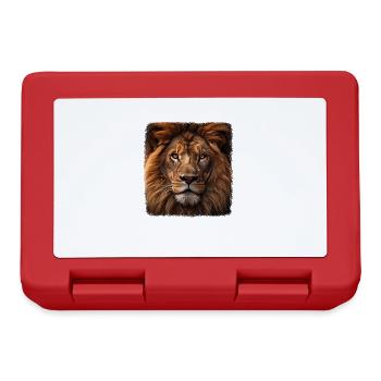 Lions realistic lion - Lunchbox - red - Front