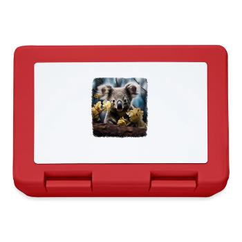 Koalas realistic Koala - Lunchbox - red - Front
