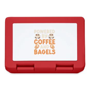 Bagel Gift Food Bagel - Lunchbox - red - Front