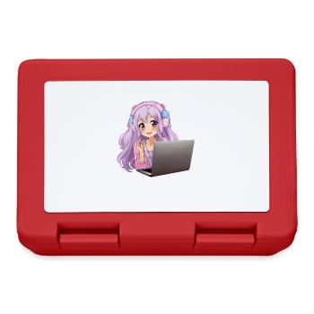 Kawaii Girl Anime and Gaming Anime Lover - Lunchbox - red - Front