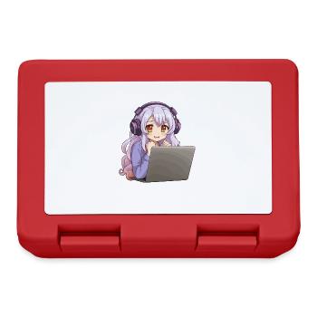 Kawaii Girl Anime and Gaming Anime Lover - Lunchbox - red - Front