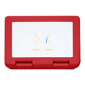 Dentist Student Degree Teeth Dentistry - Lunchbox - red - Front