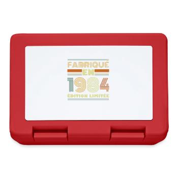 Fabriqué En 1984 Édition Limitée - Boîte à goûter - rouge - Devant