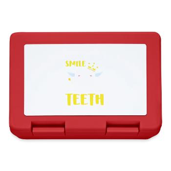 Dentist Student Degree Teeth Dentistry - Lunchbox - red - Front