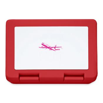 Citation du pilote Flight Lover Aircraft Aviation - Boîte à goûter - rouge - Devant