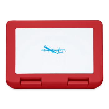 Citation du pilote Flight Lover Aircraft Aviation - Boîte à goûter - rouge - Devant