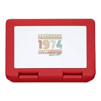 Legendary Since 1974 Vintage Birthday Gift - Lunchbox - red - Front