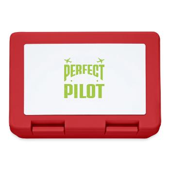 Citation du pilote Flight Lover Aircraft Aviation - Boîte à goûter - rouge - Devant