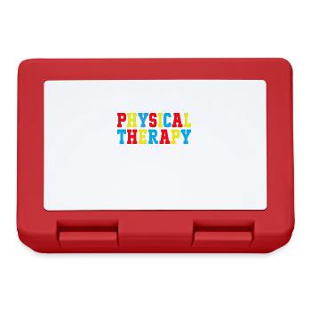 Physiotherapeut Physio Physiotherapie - Brotdose - Rot - Vorne