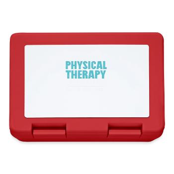 Physiotherapeut Physio Physiotherapie - Brotdose - Rot - Vorne