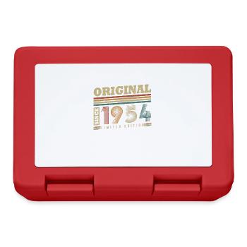 Original Since 1954 Vintage Gift Birthday - Lunchbox - red - Front