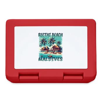 Maldives Reethi Beach Grunge Recreation - Lunchbox - red - Front