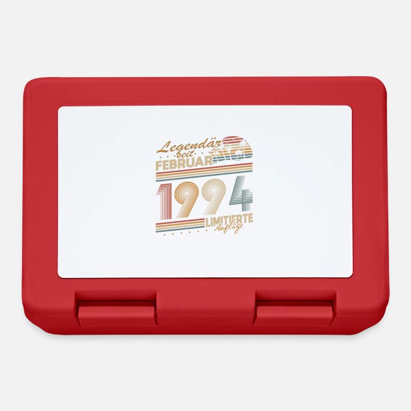 Legendär Seit Februar 1994 Geschenk Geburtstag - Brotdose - Rot