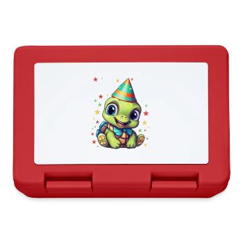 I'm 8 Turtles Turtle 8th Birthday - Lunchbox - red - Front