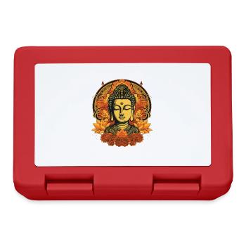 Buddhism Yoga Buddhist Zen Meditation Buddha - Lunchbox - red - Front