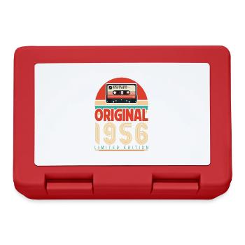 Vintage 1956 Anniversary Gift. Retro 1956. - Lunchbox - red - Front