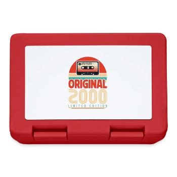 Vintage 2000 Birthday Gift. Retro 2000. - Lunchbox - red - Front