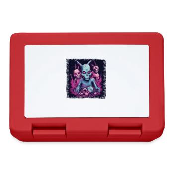 Easter Bunny Zombie Celebration - Lunchbox - red - Front