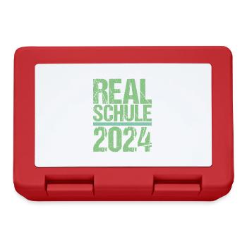 Realschule Junge Mädchen Realschule 2024 - Brotdose - Rot - Vorne