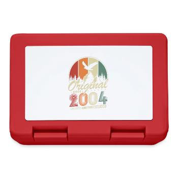 Original 2004 Vintage Retro Birthday Gift - Lunchbox - red - Front