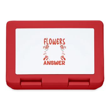 Floral Designer Floristry Floral Florist - Lunchbox - red - Front