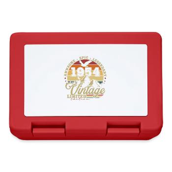 1954 Vintage Vintage Retro Birthday Gift - Lunchbox - red - Front