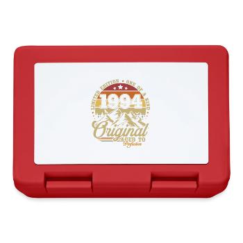 Original 1994 Vintage Retro Birthday Gift - Lunchbox - red - Front
