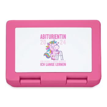 Abitur Jeunes Filles Abi Abitur 2024 - Boîte à goûter - rose - Devant