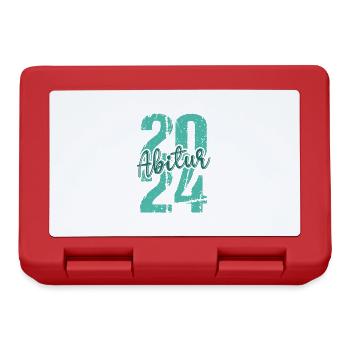 Abitur Jeunes Filles Abi Abitur 2024 - Boîte à goûter - rouge - Devant
