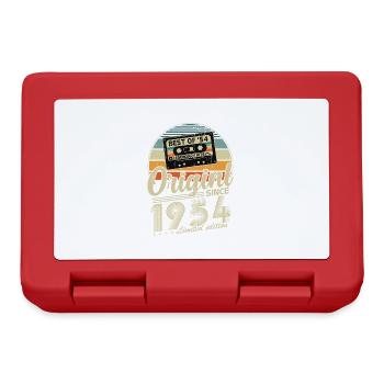 Original Since 1954 Vintage Birthday Gift - Lunchbox - red - Front