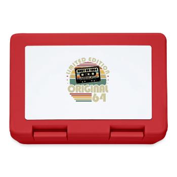 Original 1964 Vintage Retro Birthday Gift - Lunchbox - red - Front