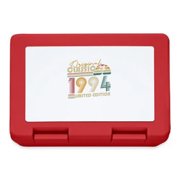 Original 1994 Jahrgang Geburtstag Retro Geschenk - Brotdose - Rot - Vorne