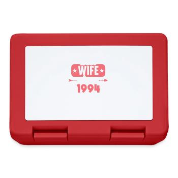 Beste Ehefrau seit 1994 30.Hochzeitstag - Brotdose - Rot - Vorne
