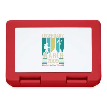 Birthday March 2009, Vintage Gift March 2009. - Lunchbox - red - Front