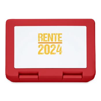 Retirement Pension Pensioner Pensioner Pension 2024 - Lunchbox - red - Front