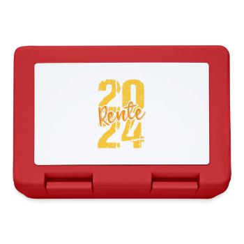 Retirement Pension Pensioner Pensioner Pension 2024 - Lunchbox - red - Front