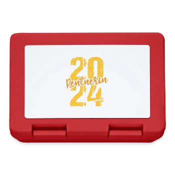Pension de retraite Pension de pensionné 2024 - Boîte à goûter - rouge - Devant