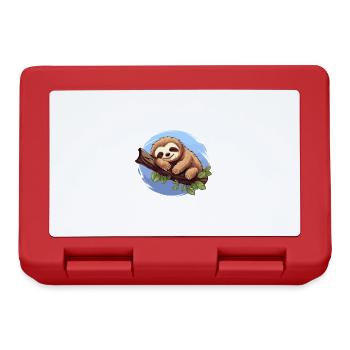 My parents all say I'm lazy sloth - Lunchbox - red - Front