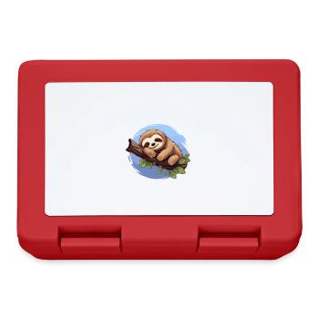 My parents all say I'm lazy sloth - Lunchbox - red - Front