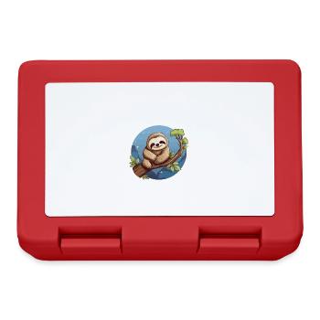 My parents all say I'm lazy sloth - Lunchbox - red - Front