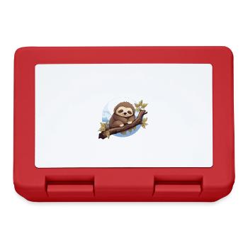 My parents all say I'm lazy sloth - Lunchbox - red - Front