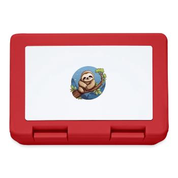 My parents all say I'm lazy sloth - Lunchbox - red - Front