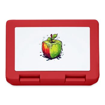 Würfel Apfel Cube Apple - Boîte à goûter - rouge - Devant