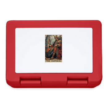Carte de tarot L’Empereur Le Souverain - Boîte à goûter - rouge - Devant