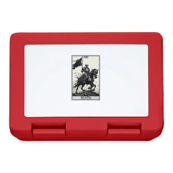 Cartes de tarot carte de tarot mort mort - Boîte à goûter - rouge - Devant