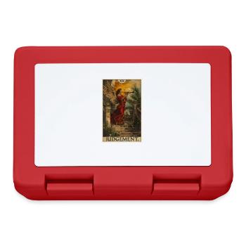 Tarotkarten Tarotkarte Judgement Gericht - Brotdose - Rot - Vorne