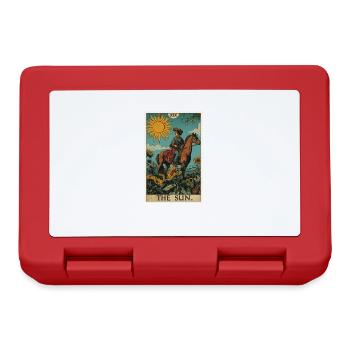 Tarotkarten Tarotkarte The Sun Die Sonne - Brotdose - Rot - Vorne