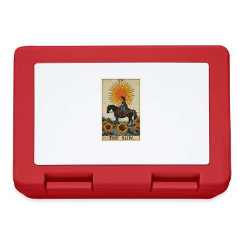 Tarot Cards Tarot Card The Sun The Sun - Lunchbox - red - Front