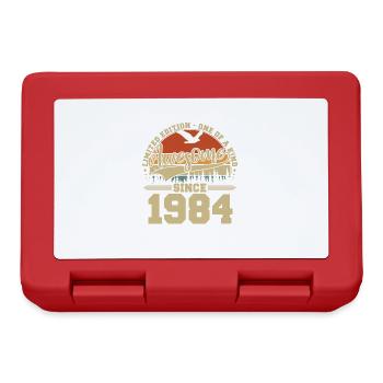Awesome Since 1984 - Jahrgang Geburtstag Geschenk - Brotdose - Rot - Vorne