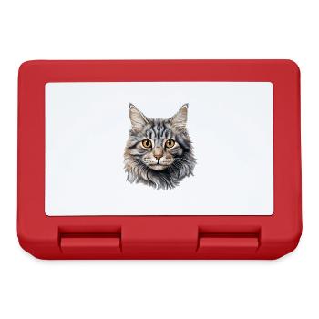 Cat Cats American Bobtail - Lunchbox - red - Front